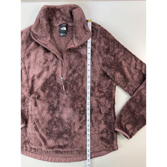 The North Face Women’s Campshire Pullover Size M Chocolate Brown 1/2 Zip Teddy - Picture 10 of 16